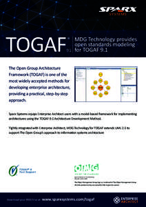 TOGAF  ® MDG Technology provides 9.1