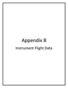 Appendix B Instrument Flight Data Charlevoix Municipal Airport Master Plan  Table of Contents
