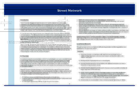 Street Network • • Introduction The K-7 Corridor Management Study focused on K-7 and the adjacent local street system as