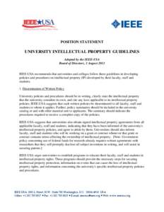 Information / Intellectual property / Law / Institute of Electrical and Electronics Engineers / Copyright / Ownership / Societal views on intellectual property / Intellectual property law / Monopoly / Data