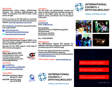 Medicine / International Council of Ophthalmology / Health