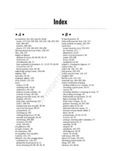 Index •B• accessories. See also specific kinds boots, 117–118, 239–240, 243–245, 246, 252–254 hats, 264–267