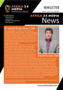 AFRICA 24 MEDIA NEWSLETTER  AFRICA’S VOICE