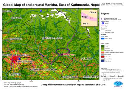 Global Map of and around Mankha, East of Kathmandu, Nepal  GLIDE Number: LS[removed]NPL (GLIDE: Global Unique Disaster Identifier)  LANGTANG