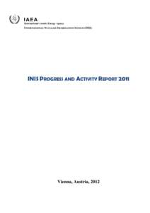 INIS Activity Report 2011