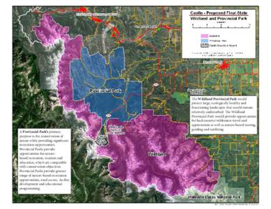 A Provincial Park’s primary purpose is the conservation of