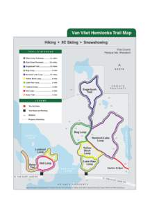 Van Vliet Hemlocks Trail Map Hiking • XC Skiing • Snowshoeing T RA IL Vilas County Presque Isle, Wisconsin