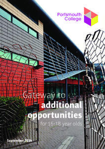 Portsmouth College Gateway to additional opportunities