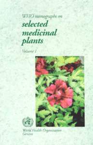 Bulbus Allii Cepae  WHO monographs on selected medicinal plants