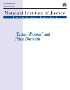 U.S. Department of Justice Office of Justice Programs 810 Seventh Street N.W. Washington, DC[removed]Janet Reno Attorney General