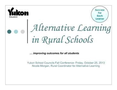 Alternative Learning YSC Oct 25 copy