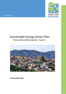 Sustainable Energy Action Plan Pano Lefkara Municipality - Cyprus 12 December