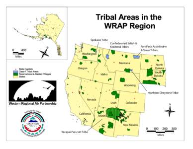 Spokane Tribe Confederated Salish & Kootenai Tribes Miles  Fort Peck Assiniboine