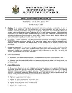 Microsoft Word - Bulletin 24(Easements).doc