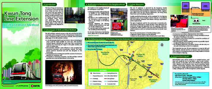 MTR / Transport in Hong Kong / Kwun Tong / Whampoa Station / Whampoa Garden / Ho Man Tin Estate / Yau Ma Tei Station / Rock blasting / Ho Man Tin / Hong Kong / Hung Hom / Kowloon