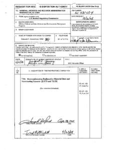 Decommissioning Radioactive Material Sites and Terminating Licenses (CSTS and TLTS)