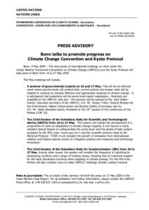 Carbon finance / International relations / Climate change policy / Adaptation to global warming / Kyoto Protocol / Intergovernmental Panel on Climate Change / Marrakech Accords / Climate Change TV / United Nations Framework Convention on Climate Change / Environment / Climate change