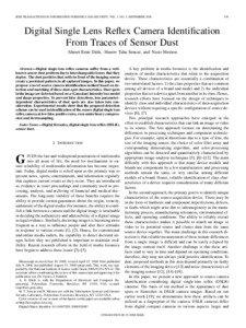 IEEE TRANSACTIONS ON INFORMATION FORENSICS AND SECURITY, VOL. 3, NO. 3, SEPTEMBER[removed]