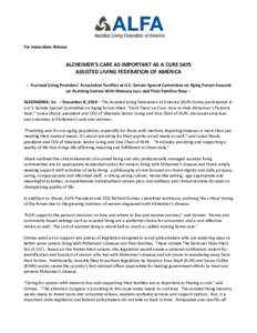 Microsoft Word[removed]ALFA Senate Aging Committee Press Release