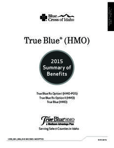 Blue Cross of Idaho True Blue (HMO[removed]Summary of Benefits