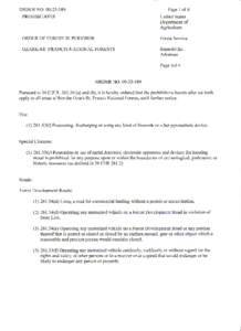 ORDERNO[removed]PROHIBITIONS Page1 of4 United States Department of