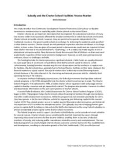 Education in the United States / Community development financial institution / Education policy / Knowledge Is Power Program / National Assessment of Educational Progress / No Child Left Behind Act / Federal Charter school program / Washington D.C. School Reform Act / Education / Alternative education / Charter school