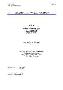 Microsoft Word - TCDS EASA.IM.A.211 MD90 717 _issue 1 dtd 05 Jan 10_.doc