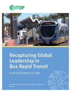 Recapturing Global Leadership in Bus Rapid Transit