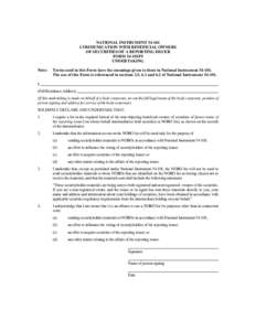 SEC filings / Securities / Finance / United States securities law / Unidroit convention on substantive rules for intermediated securities / Stock market / Financial economics / Investment