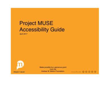 Muse Accessibility Style Guide