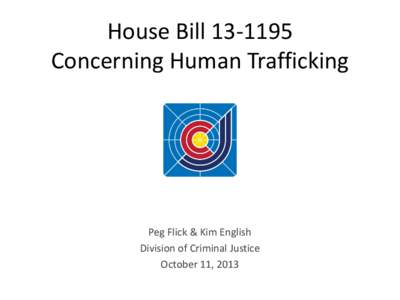 House Bill[removed]Concerning Human Trafficking