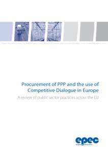 Europe an P P P Exper tis e Centre • European PPP Exper tise Cen tre • Euro pea n P P P Ex per ti se Cen tre • Eu ro pea n P P P Ex per ti se Cen tre • Eu ro pea n P PP E x p e r t is e Ce n t re  Procurement of 