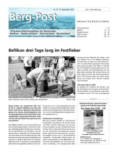 GZA 5507 Mellingen  Nr[removed]September 2014 Berg-Post
