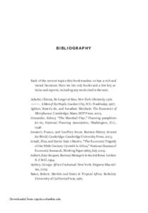 bibliography  Each of the several topics this book touches on has a rich and varied literature. Here we list only books and a few key articles and reports, including any work cited in the text. Achebe, Chinua. No Longe