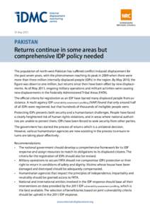 Federally Administered Tribal Areas / Forced migration / Durand line / Internally displaced person / Persecution / Orakzai Agency / Bajaur Agency / Kurram Valley / Khyber Agency / Administrative units of Pakistan / Agencies of the Federally Administered Tribal Areas / Government of Pakistan