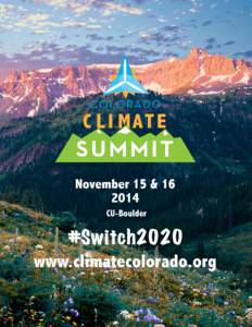 Robert Castellino - CEO & Founder Bob Castellino is the founder and CEO of Climate Colorado and The Switch 2020 campaign. He is a professional photographer, writer, author coach, speaker, and book publisher. He has writ