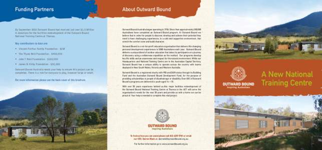 Funding Partners  About Outward Bound