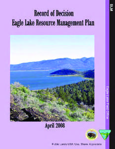 Eagle Lake Field Office, Record of Decision