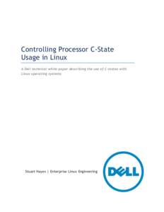 BIOS / Linux / Computers and the environment / Advanced Configuration and Power Interface / Linux kernel / HLT / PowerTOP / Hyper-threading / Idle / Computing / Computer architecture / System software