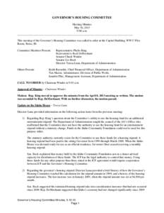 Microsoft Word - Gov_Housing_Draft_Minutes_5-10-13