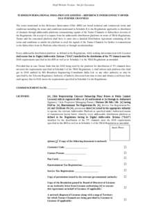 Draft Website Version - Not for Execution  TURNER INTERNATIONAL INDIA PRIVATE LIMITED – REFERENCE INTERCONNECT OFFERDAS-TURNER CHANNELS The terms mentioned in this Reference Interconnect Offer (RIO) are broad technical