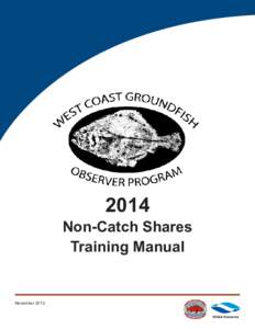 2014  Non-Catch Shares Training Manual  November 2013