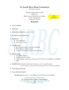 SJRBC 4th Quarter Agenda--December 4, 2012