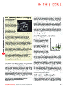 New light on rapid mouse phenotyping One of the most powerful approaches to assign in vivo gene function in mammals requires the generation of mutant mice