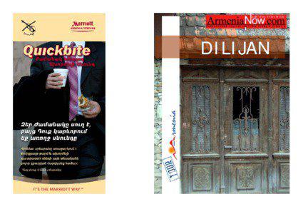 DILIJAN  Travel Guide® – Special Edition
