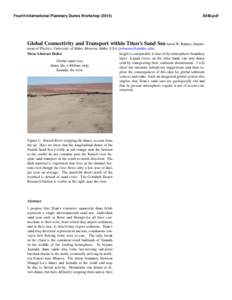 Sedimentology / Titan / Dune / Sediment / Erg / Kuiseb River / Barchan / Sand / Namib Desert / Physical geography / Geology / Planetary science