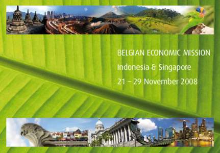 BELGIAN ECONOMIC MISSION Indonesia & Singapore 21 – 29 November 2008 Belgian Economic Mission to Indonesia & Singapore