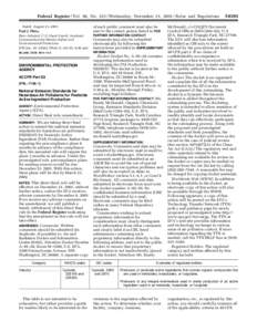 Federal Register / Vol. 66, No[removed]Wednesday, November 21, [removed]Rules and Regulations Dated: August 21, 2001. Paul J. Pluta, Rear Admiral, U.S. Coast Guard, Assistant Commandant for Marine Safety and Environmental P