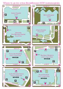 Where to go for a free BreastScreen NSW mammogram HAVINGTON RD RAILWAY ST  LUXFORD RD