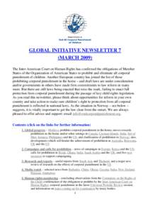 GLOBAL INITIATIVE NEWSLETTER 3 (JUNE 2008)